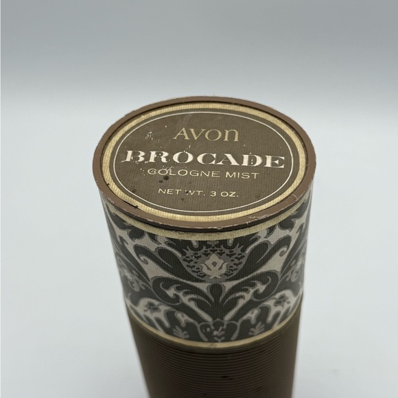 Vintage Avon Brocade Spray Mist Cologne Mist 3 oz Full NOS 1967 - Picture 2 of 5